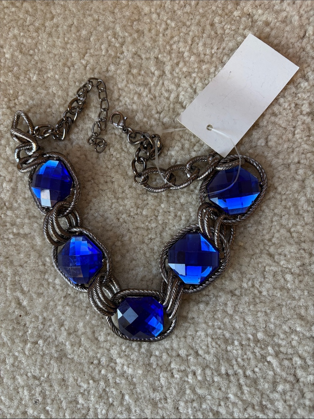 Blue Statement Necklace